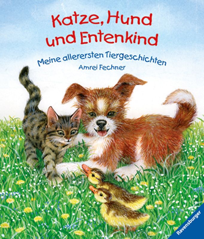 Katze, Hund und Entenkind
