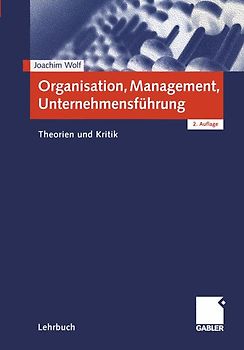 Organisation, Management, Unternehmensführung