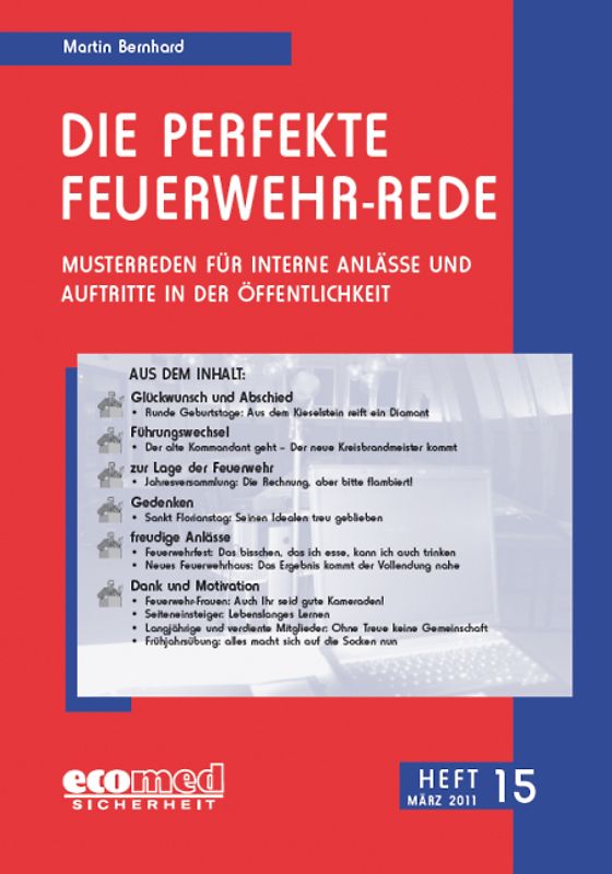 Die perfekte Feuerwehr-Rede Heft 15