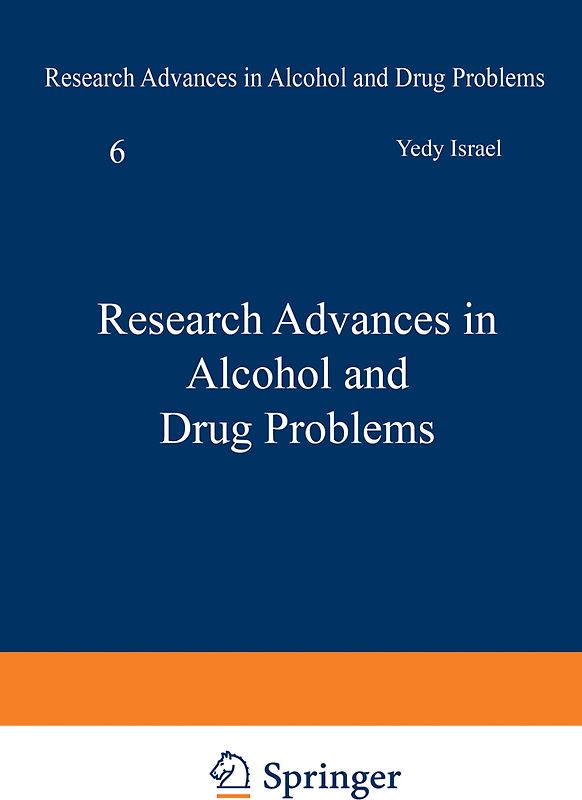 Research Advances in Alcohol and Drug Problems