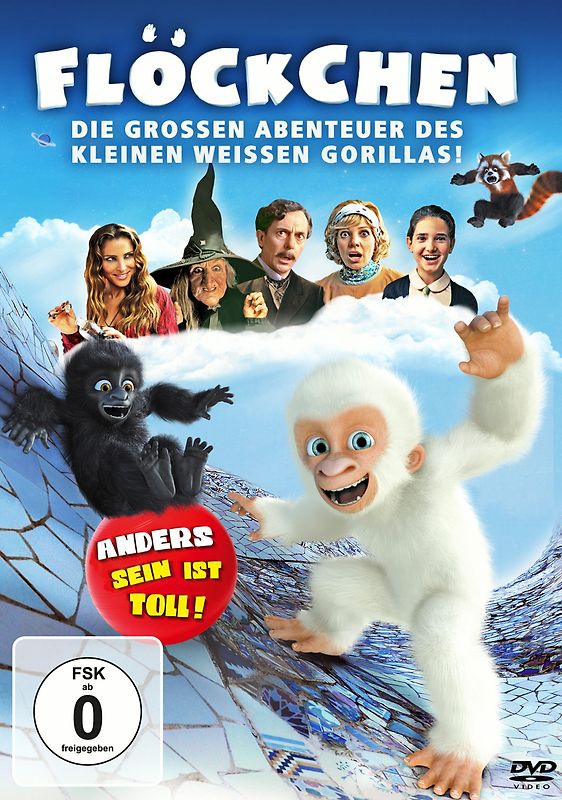 Flöckchen - Die großen Abenteuer des kleinen weißen Gorillas DVD