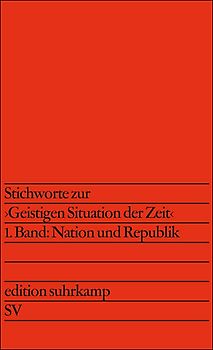 Stichworte zur »Geistigen Situation der Zeit«