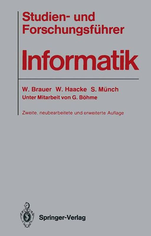 Studien- und Forschungsführer Informatik