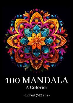 Mandala a Colorier Enfant 7-12 ans