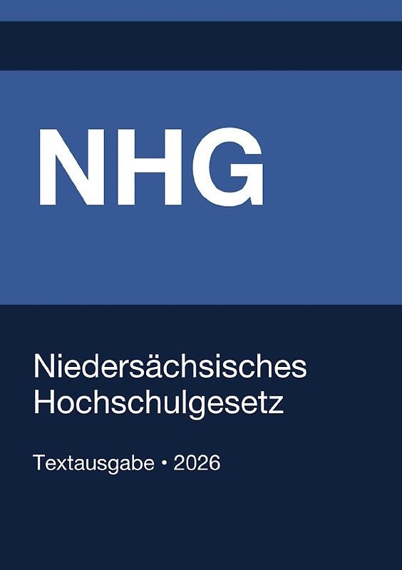 NHG - Niedersächsisches Hochschulgesetz 2026