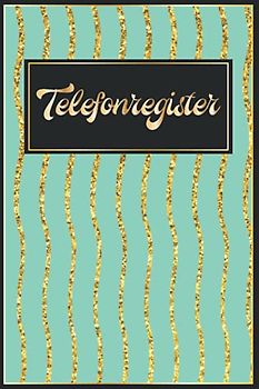Telefon Registerbuch: Golden Schick Glitzer Telefonnummern Organizer A5 Mit Register & Soziale Medien Passwörterbuch für Mädchen Frauen und Senioren - Große Schrift