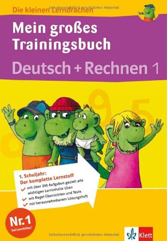 Mein großes Trainingsbuch Deutsch und Rechnen 1. Schuljahr