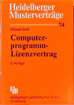 Computerprogramm-Lizenzvertrag
