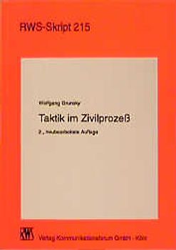 Taktik im Zivilprozess