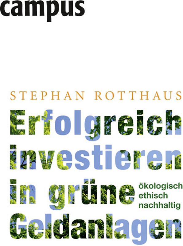 Erfolgreich investieren in grüne Geldanlagen