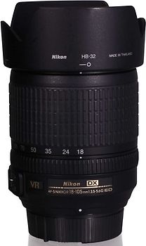 Nikon AF-S NIKKOR 18-105 mm F3.5-5.6 DX ED G VR 67 mm Objectif (adapté à Nikon F) noir