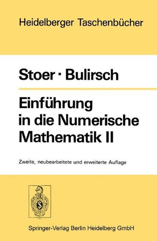 Einführung in die Numerische Mathematik II