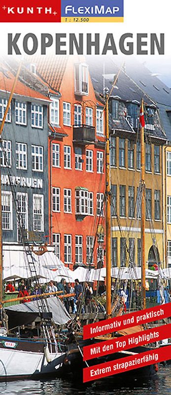 KUNTH FlexiMap Kopenhagen 1:12500 / 1:900000