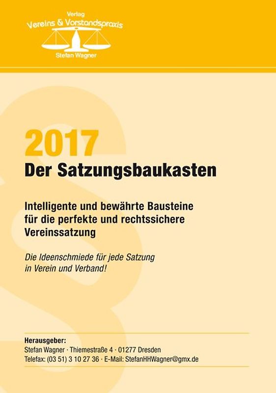 Der Satzungsbaukasen 2017