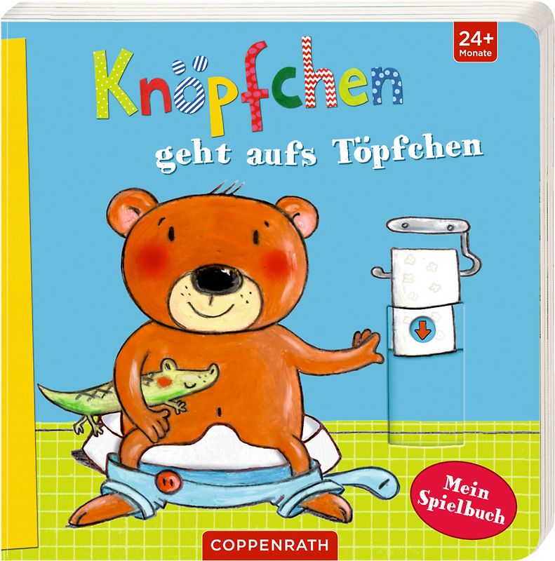 Knöpfchen geht aufs Töpfchen