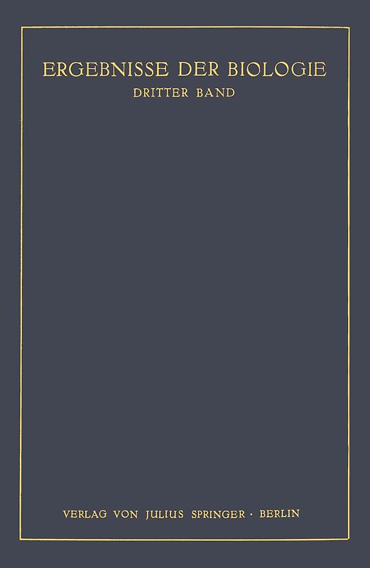 Ergebnisse der Biologie