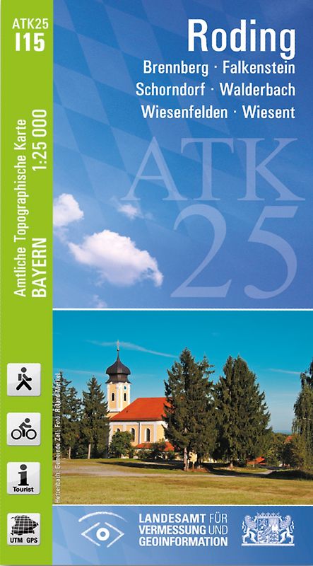 ATK25-I15 Roding (Amtliche Topographische Karte 1:25000)