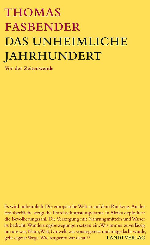 Das unheimliche Jahrhundert