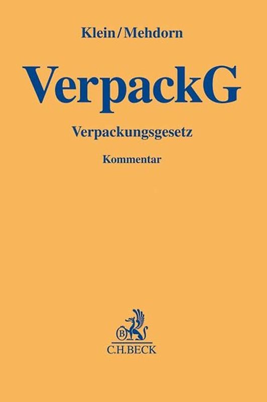 Verpackungsgesetz. VerpackG