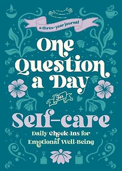 One Question a Day for Self-Care (Floral)