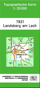 TK25 7931 Landsberg am Lech