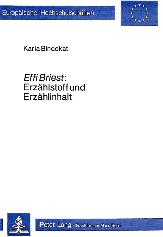Effi Briest: Erzählstoff und Erzählinhalt
