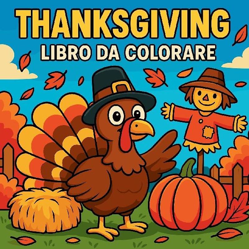 Thanksgiving - Libro da colorare