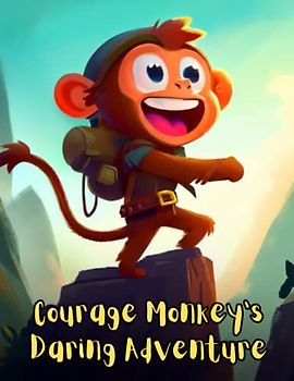 Courage Monkey's Daring Adventure: Short Story for kids about Monkey, Perseverance & Self-Confidence I A Motivational Book For kids I Gift for kids.