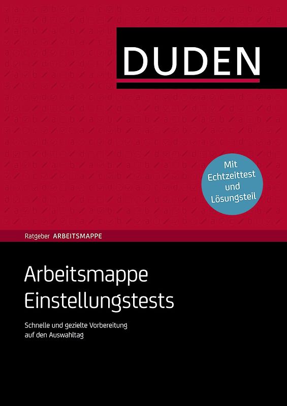 Duden Ratgeber Arbeitsmappe - Arbeitsmappe Einstellungstests