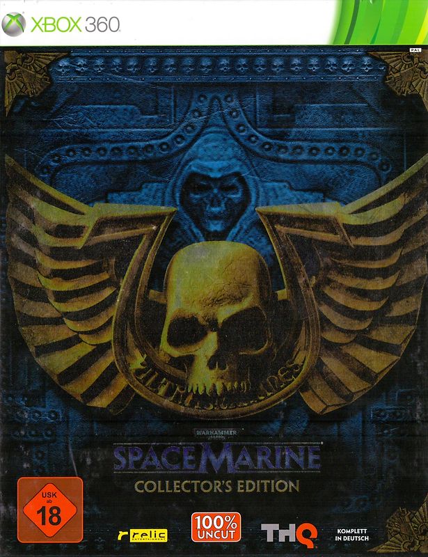 Warhammer 40.000 Space Marine [Collector`s Edition, inkl. Reinheitssiegel, Soundtrack, Artbook & 25 Infokarten] Xbox 360