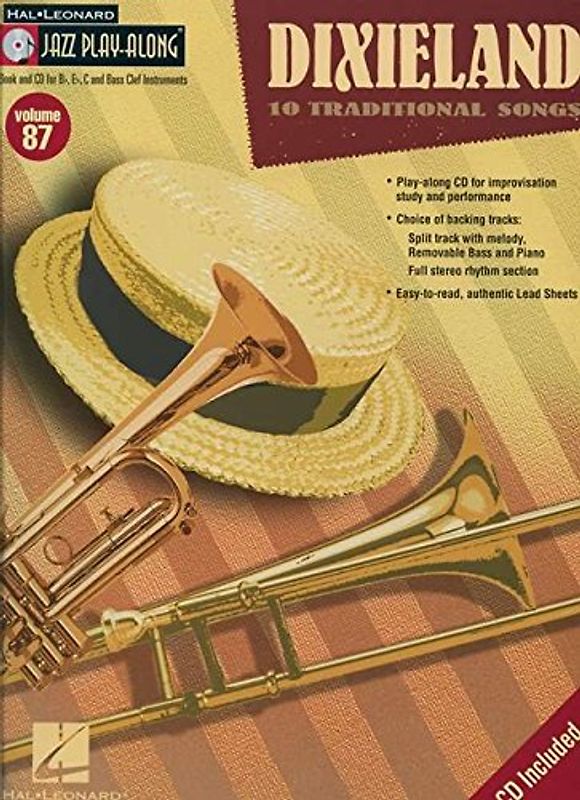 Jazz Play-Along Volume 87: Dixieland: Play-Along, CD für Instrument(e) in c: 10 Traditional Songs (Jazz Play-along, 87, Band 87)