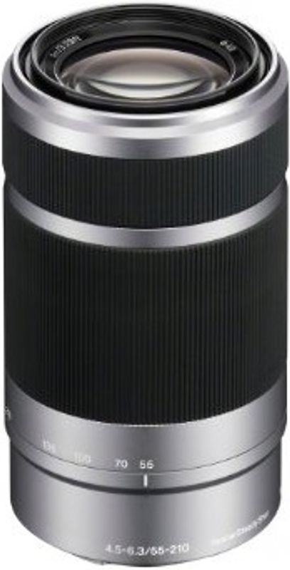 Sony E 55-210 mm F4.5-6.3 49 mm Objectif (adapté à Sony E-mount) argent