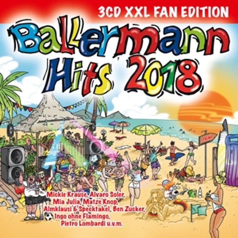 Various - Ballermann Hits 2018 (XXL Fan Edition) [3 CDs]