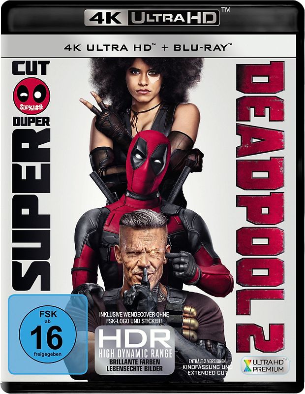 Deadpool 2 [inkl. Blu-ray, Extended Cut, 4 Discs] Blu-ray Disc