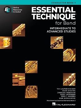 Essential Technique for Band - Conductor Score Book 3 with Online Resources