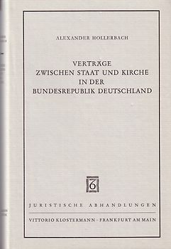 Verträge zwischen Staat und Kirche in der Bundesrepublik Deutschland