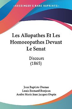 Les Allopathes Et Les Homoeopathes Devant Le Senat