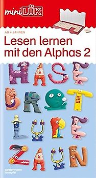 miniLÜK-Übungshefte / miniLÜK. Vorschule / Vorschule - Deutsch: Lesen lernen mit den Alphas 2