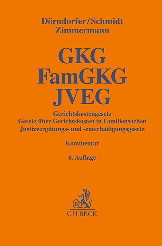 Gerichtskostengesetz, Gesetz über Gerichtskosten in Familiensachen, Justizvergütungs- und -entschädigungsgesetz. GKG, FamGKG, JVEG