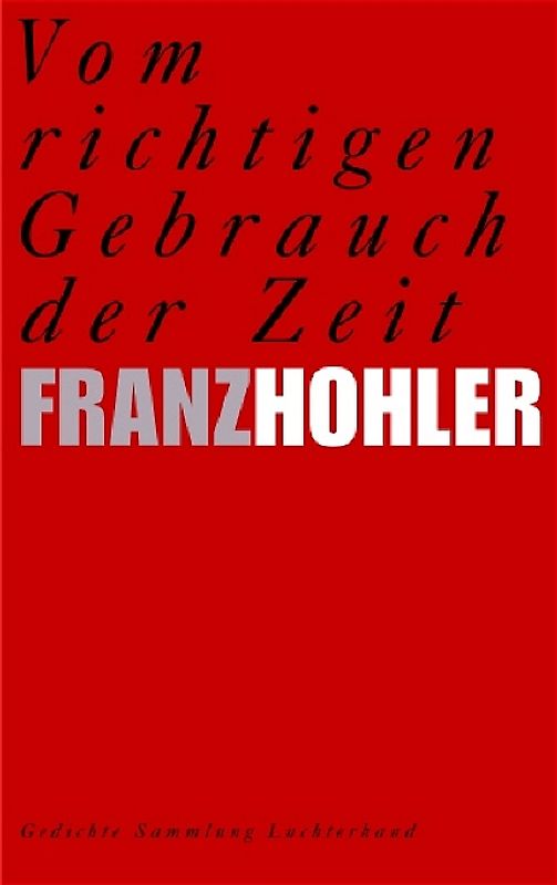 Vom richtigen Gebrauch der Zeit