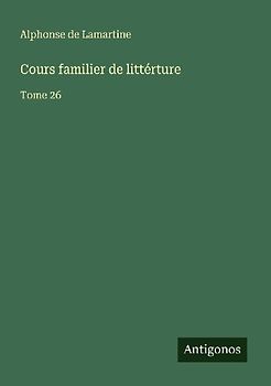 Cours familier de littérture