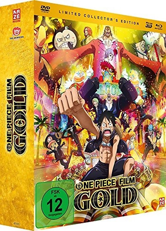 One Piece - 12. Film: Gold [Limited Collector's Edition, DVD + Blu-ray + 3D-Blu-ray] 3D Blu-ray Disc