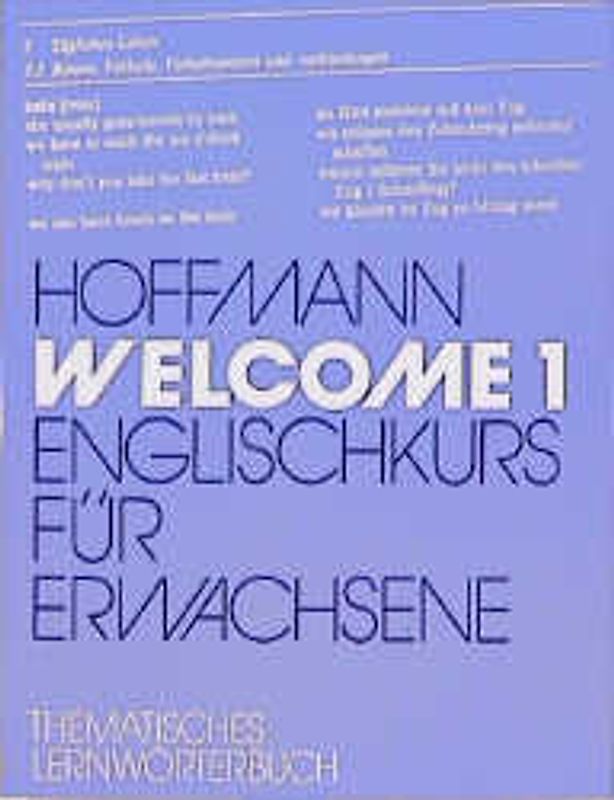 Welcome 1. Englischkurs für Erwachsene