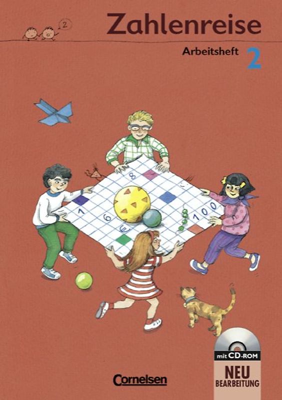 Zahlenreise. Allgemeine Ausgabe / 2. Schuljahr - Arbeitsheft mit CD-ROM und Lernstandsseiten
