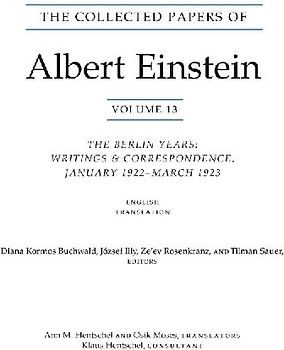 The Collected Papers of Albert Einstein, Volume 13