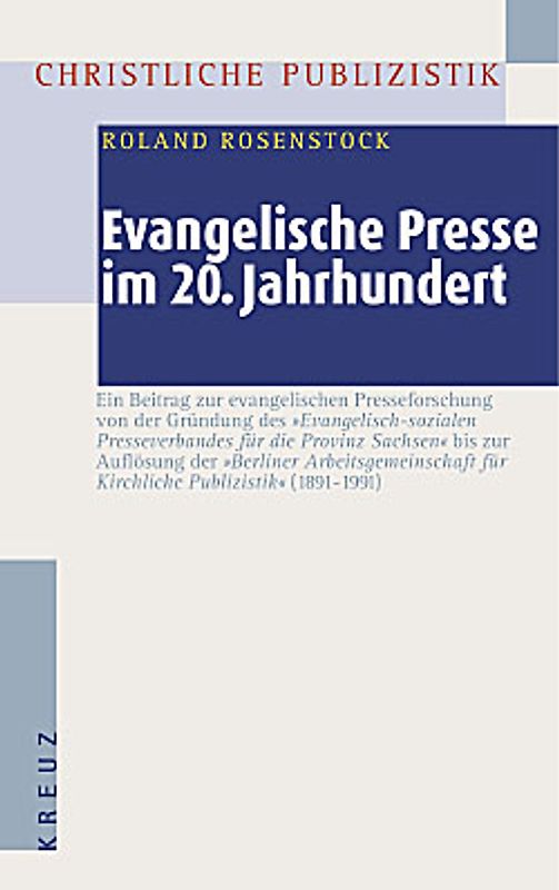 Evangelische Presse im 20. Jahrhundert