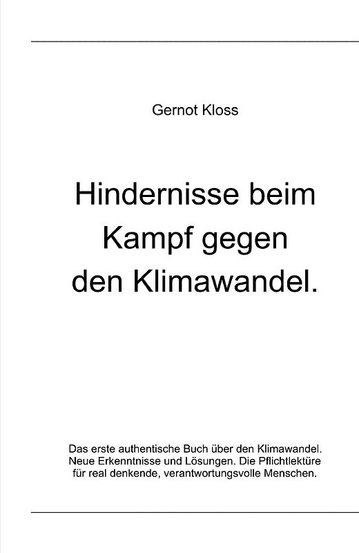 Hindernisse beim Kampf gegen den Klimawandel