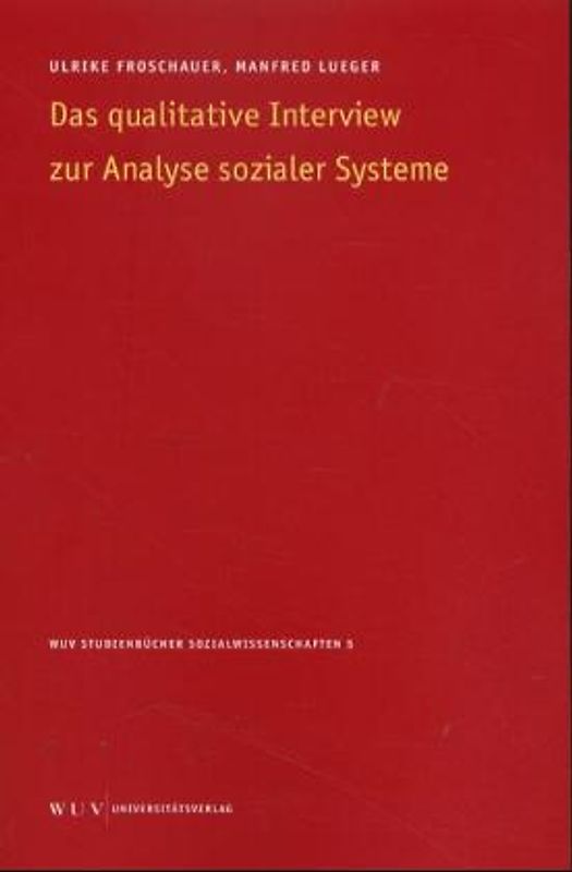 Das qualitative Interview zur Analyse sozialer Systeme