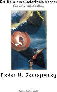 Der Traum eines lächerlichen Mannes: Eine Phantastische Geschichte