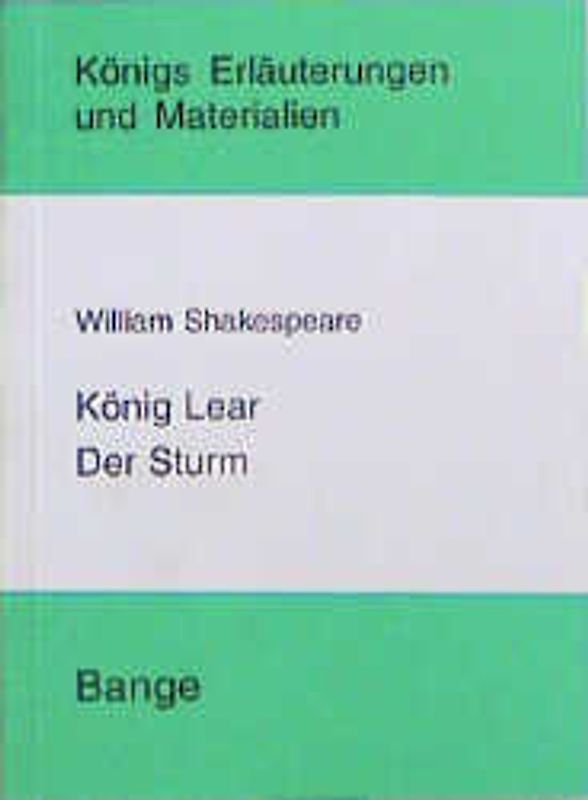 König Lear /Der Sturm
